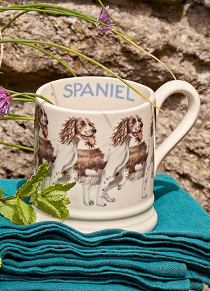 Seconds Brown & Cream Spaniel 1/2 Pint Mug