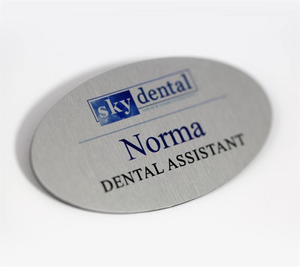 Oval Name Tag / Metal Name Badge