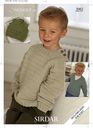 Sweaters and Slipover in Sirdar Snuggly DK (2062)