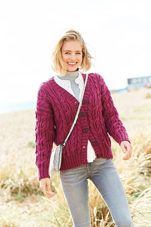 Cardigan, Hat and Mitts in Stylecraft Special Aran with Wool (9819)