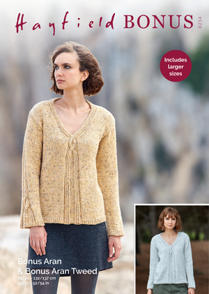 Sweater Hayfield Bonus Aran and Hayfield Bonus Aran Tweed (8234)