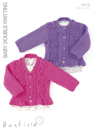 Cardigans in Hayfield Baby DK (4416)
