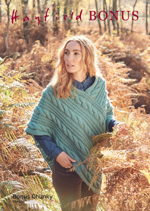 Poncho in Hayfield Bonus Chunky (8292)
