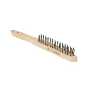 SIP 04169 3-Row Stainless Steel Wire Brush