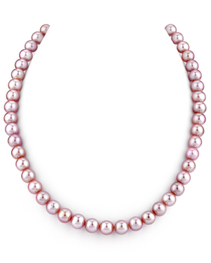 7.0-7.5mm Pink Freshwater Pearl Necklace - AAA Quality