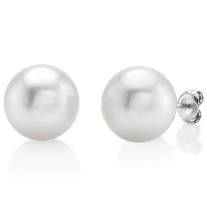 11mm South Sea Round Pearl Stud Earrings