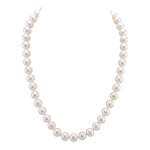 7.5-8.5mm White Freshwater Pearl Necklace - AAAA Quality