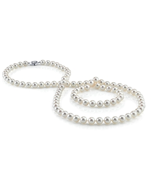 7.0-7.5mm Opera Length Freshwater Pearl Necklace - AAA Quality
