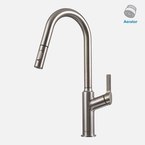 Clearwater Karuma Single Lever Pullout Tap Nickel
