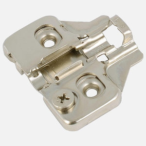 DTC soft close clip on plate with height adjustment