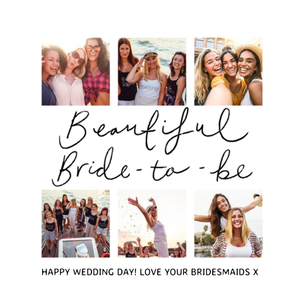 Moonpig Beautiful Bride-To-Be Photo Upload Card