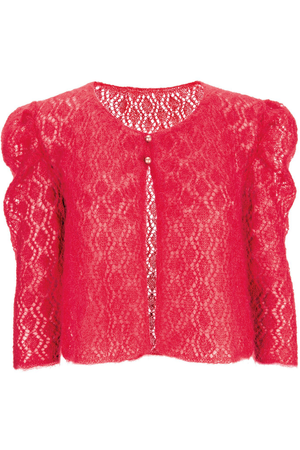 Sheer Ladies Lace Cardigan Knitting Pattern