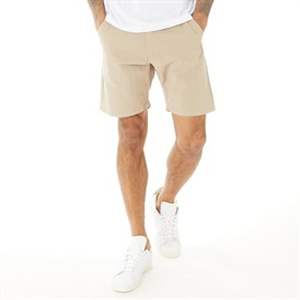 Brave Soul Mens Hansen Chino Shorts Stone