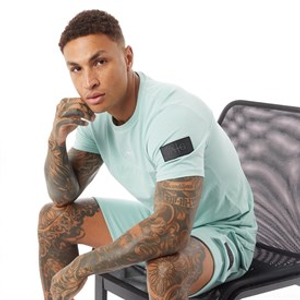 Avant Garde Mens Elation T-Shirt And Shorts Set Sky Blue
