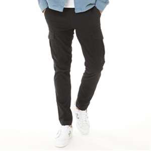 JACK & JONES Mens Marco Dean Cargo Pants Black