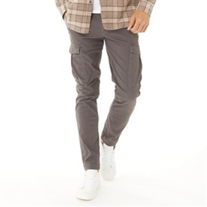 JACK & JONES Mens Marco Dean Cargo Pants Asphalt