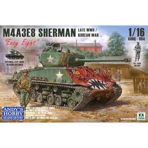 Andy's Hobby HQ004 M4A3E8 Sherman Late WWII/Korean War Easy Eight 1:16 Model Kit