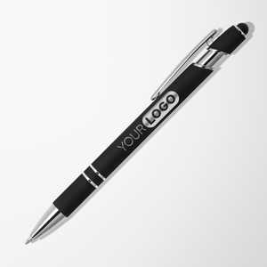 Metal Alpha Soft Touch Pen With Stylus