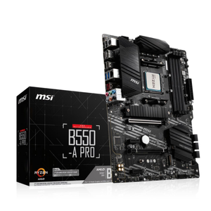 AMD Ryzen 7 5700X Eight Core 4.6GHz, MSI B550-A PRO Motherboard CPU Bundle