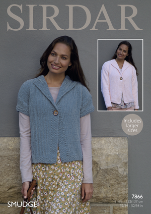 Jacket in Sirdar Smudge (7866)