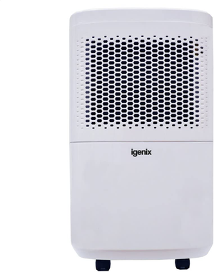 Igenix IG9813 Dehumidifier for Damp, Mould, Moisture in Home 12 Liters White