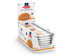 Daelmans Caramel Stroopwafels – 18x2 packed in pairs