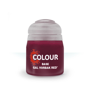Games Workshop Warhammer Colour Base Paint: Gal Vorbak Red 12ml 21-41