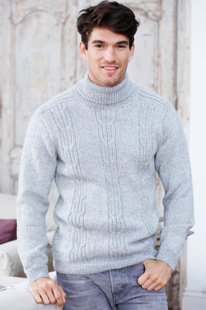 Mens Sweater Vintage Knitting Pattern