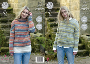 Sweaters in King Cole Drifter Chunky (4601)