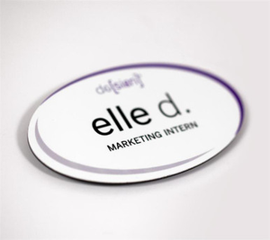 Oval Name Tag / Metal Name Badge