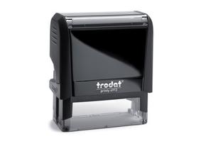 Trodat 4913 Custom Text Stamp - Max Plate Size - 2-3/8" x 7/8"