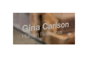 Employee Names & Titles - Frosted or Colored Window Vinyl for Glass