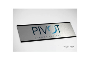 Personalized Metal Name Plates (Black Frame)