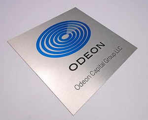 Full Color Custom Door Sign with Logo