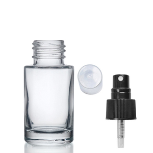 30ml Clear Glass Glass Perfume Bottle - Black