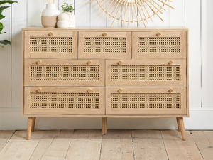 Birlea Croxley 7 Oak Drawer Chest