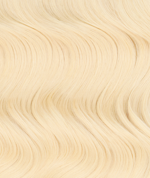 #613 Platinum Blonde Seamless Tape In Hair Extensions