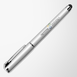 Full Colour Mineral Hughes Gel Stylus Pen
