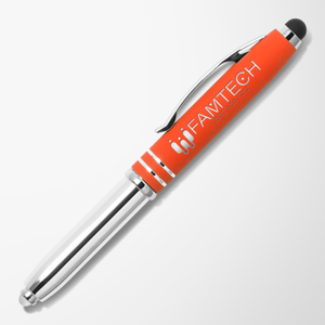 Metal Soft Touch Sky Light Stylus Pen