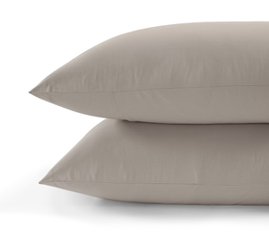 800 Thread Count Pair (2 Pillowcases) of Egyptian Cotton Grand Splendour Lux Buttery Smooth Pillowcases - Simply Taupe