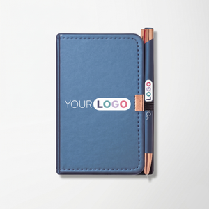 Full Colour Note Organiser & Paragon Pen Set with Rose Gold Trim