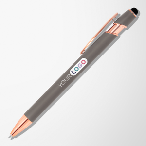 Full Colour Alpha Stylus Pen with Rose Gold Trim