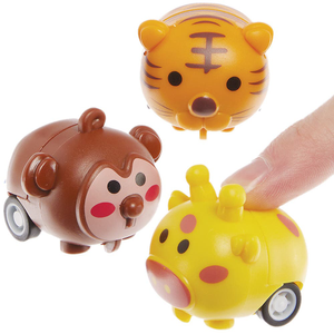 Jungle Animal Pull Back Racers