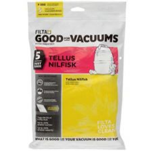Tellus Nilfisk GM80 GM90 Vacuum Cleaner Dust Bags - Pack of 5