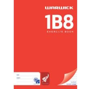 Warwick 1B8 Exercise Book - A4