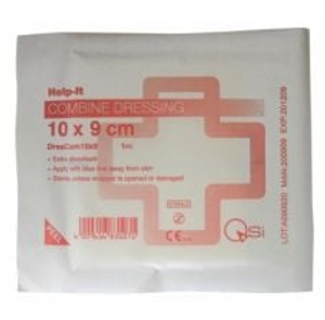 Help-It Sterile  Combine Dressing 10cm x 9cm - Packet of 5
