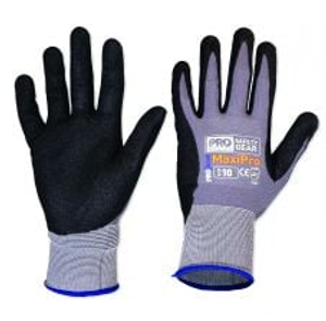 ProSense MaxiPro PU Nitrile Dip on Nylon Lycra Liner - Size 9