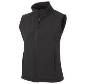 Ladies Layer Softshell Vest - Black