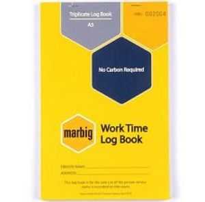 Marbig Triplicate Vehicle Log Book - A5