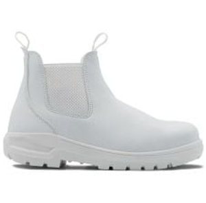 John Bull Bianco 4191 White Elastic Sided Safety Boots